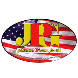 Jasmin Pizza Grill logo.